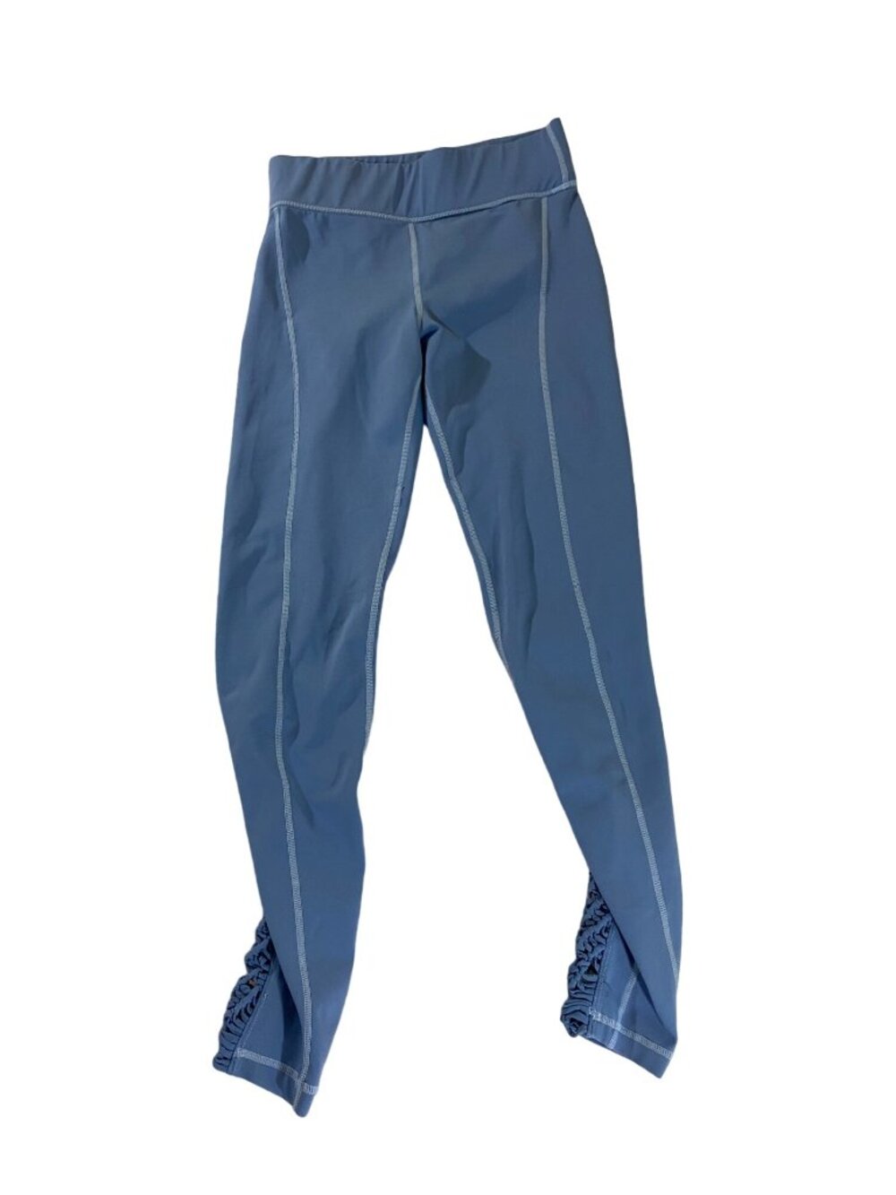 Carbon38 Women's Blue Sayang Padang Athletic Athleisure Leggings - Medium
